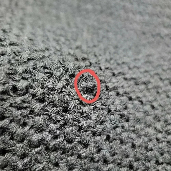 Universal Thread Black Knit V Neck Sweater Oversized slide side XS Long sleeves - Picture 11 of 11